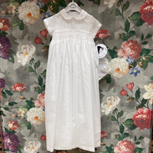 Load image into Gallery viewer, Sarah Louise Baby Boy White Christening gown with matching peaked cap 001178
