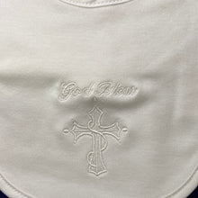 Load image into Gallery viewer, PEX Christening Bib for Baby Girl or Baby Boy
