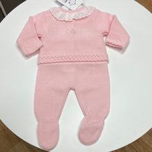 Load image into Gallery viewer, PEX baby girl pink knitted 2 piece set- Karina
