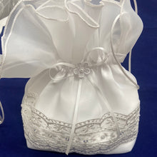 Load image into Gallery viewer, Girls White Chiffon Holy Communion Bag - Leona
