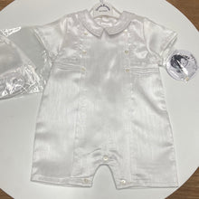 Load image into Gallery viewer, Sarah Louise Boys white Christening Romper - James 002226
