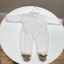 Load image into Gallery viewer, PEX baby girl teddy sleepsuit pink
