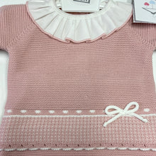 Load image into Gallery viewer, PEX baby girl dusky pink knitted 3 piece set Lilah
