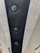 Load image into Gallery viewer, Cavani Caridi Sky 3 piece suit with Navy waistcoat
