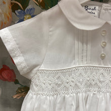 Load image into Gallery viewer, Sarah Louise Baby Boy White Christening gown with matching peaked cap 001178
