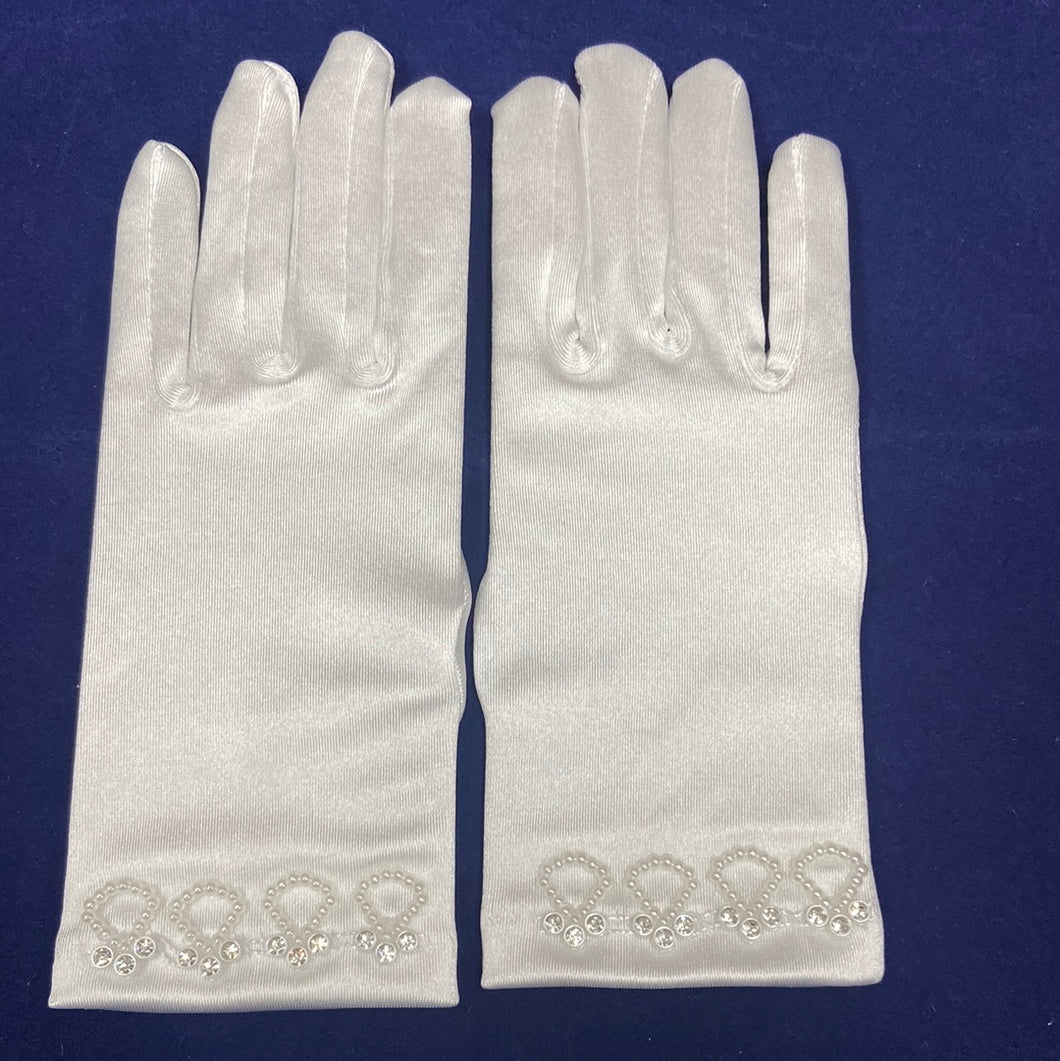 Girls First Holy Communion Gloves 805