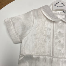 Load image into Gallery viewer, Sarah Louise short sleeve boys Christening romper - Noah 002232s
