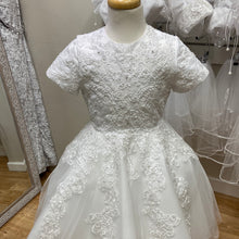 Load image into Gallery viewer, Celebrations Knee length First Holy Communion Dress - Chamomile special order unique to Cottage Kids
