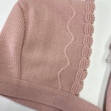 Load image into Gallery viewer, PEX baby girl dusky pink 3 piece knitted set - Bridget
