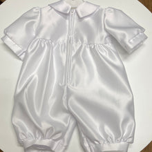 Load image into Gallery viewer, Louie Baby Boy Christening Romper - White
