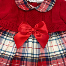 Load image into Gallery viewer, PEX baby girl red tartan dress- Florella
