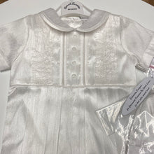 Load image into Gallery viewer, Sarah Louise short sleeve boys Christening romper - Noah 002232s
