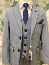 Load image into Gallery viewer, Marc Darcy Bromley Sky Boys 3 piece suit
