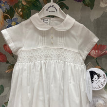 Load image into Gallery viewer, Sarah Louise Baby Boy White Christening gown with matching peaked cap 001178
