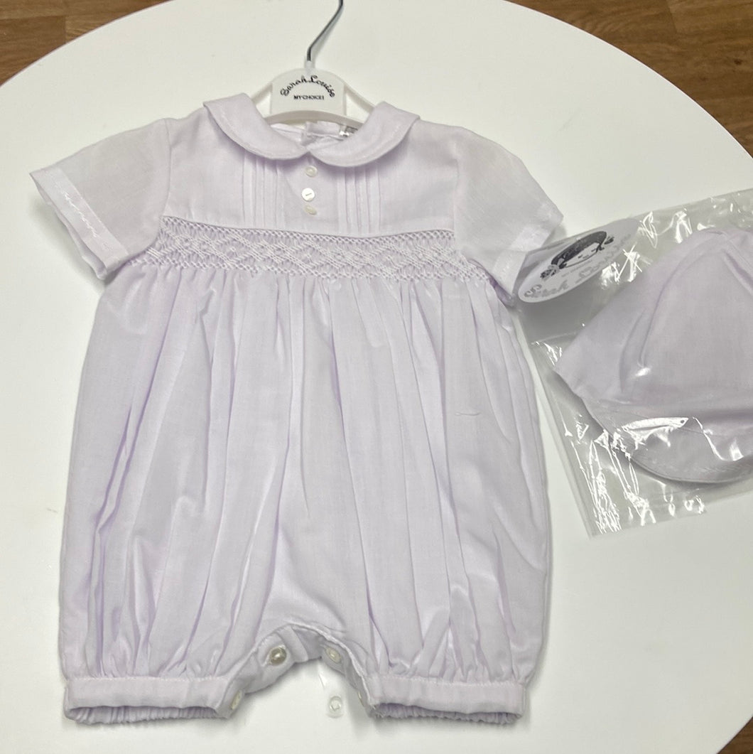 Sarah Louise boys Christening Romper - Henry 002200s