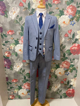 Load image into Gallery viewer, Marc Darcy Bromley Sky Boys 3 piece suit
