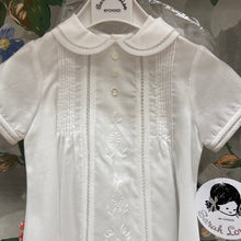 Load image into Gallery viewer, Sarah Louise Baby boy/ Unisex White Christening Gown with matching peaked hat 001186
