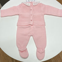 Load image into Gallery viewer, PEX baby girl pink knitted 2 piece set- Karina
