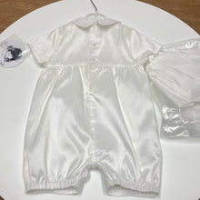 Load image into Gallery viewer, Sarah Louise boys white Christening romper- Leo 002228
