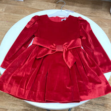 Load image into Gallery viewer, Mayoral older girl red velvet dress 4917 colour Rojo
