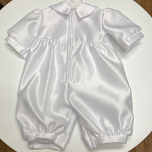 Load image into Gallery viewer, Louie Baby Boy Christening Romper - White
