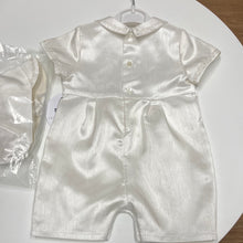 Load image into Gallery viewer, Sarah Louise Boys Ivory Christening romper- James 002226
