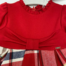 Load image into Gallery viewer, Mayoral baby girl red tartan dress - 2978
