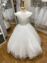 Load image into Gallery viewer, Sarah Louise satin &amp; tulle Pearl detail Holy Communion dress - Olivia - 090060
