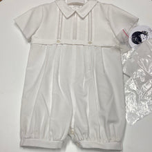 Load image into Gallery viewer, Sarah Louise Boys white Christening Romper - Milo 002209
