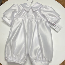 Load image into Gallery viewer, Louie Baby Boy Christening Romper - White
