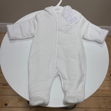 Load image into Gallery viewer, PEX baby boy or baby girl snow suit white
