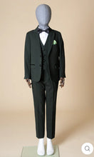 Load image into Gallery viewer, Marc Darcy Bromley Olive Boys 3 piece suit
