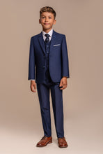 Load image into Gallery viewer, Cavani Boys 3 piece Suit- Jefferson- Navy- (Other sizes available to order if not in stock)
