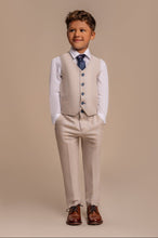 Load image into Gallery viewer, Cavani Caridi Boys 3 piece suit in Beige/stone (Other sizes available to order)
