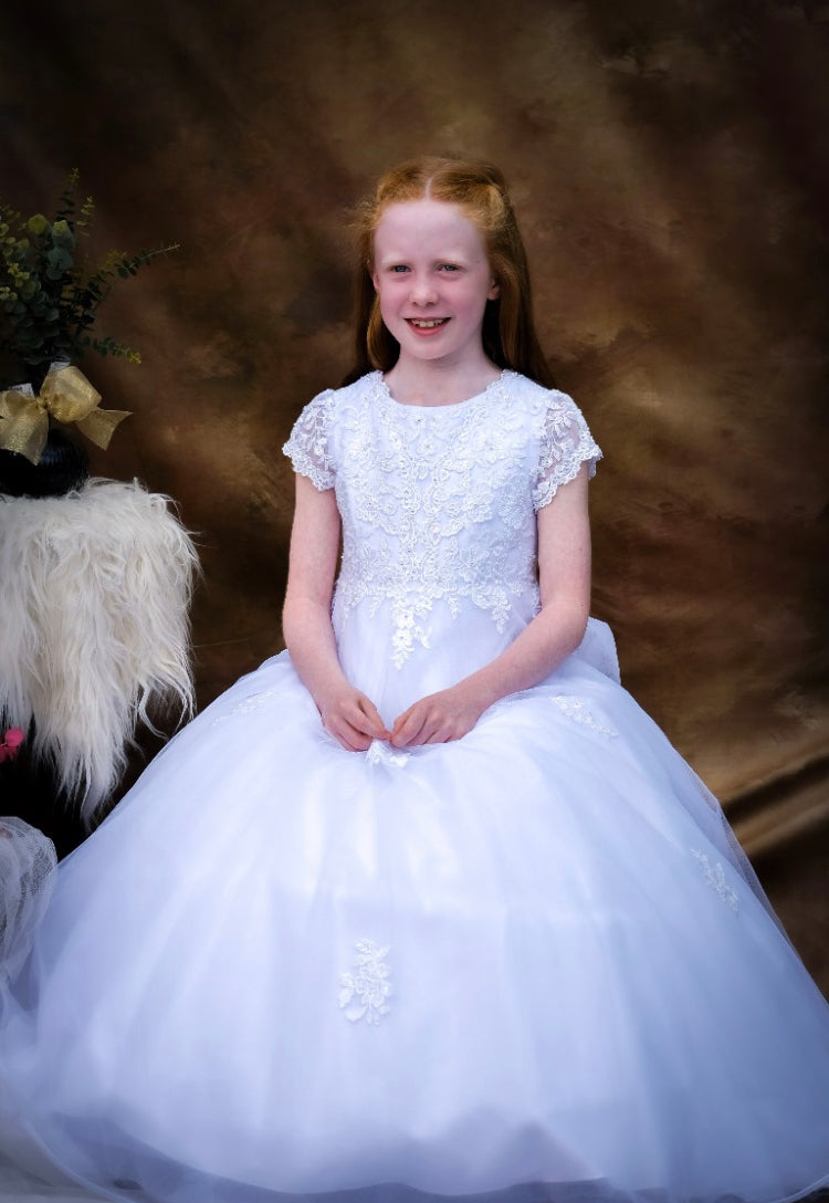 Poinsettia Holy communion dress - Ena