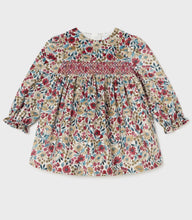 Load image into Gallery viewer, Mayoral baby girl velvet print dress 2913 - cherry
