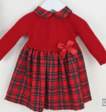 Load image into Gallery viewer, Esther red baby girl dress by PEX
