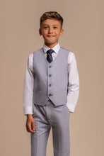 Load image into Gallery viewer, Cavani Caridi Boys 3piece suit in Sky (Other sizes available to order)
