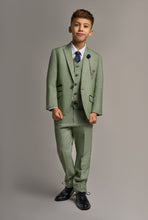 Load image into Gallery viewer, Cavani Boys 3 piece suit-Caridi  in Sage
