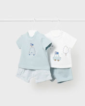 Load image into Gallery viewer, Mayoral baby boy 4 piece set 1627 in colour 65 Cristal
