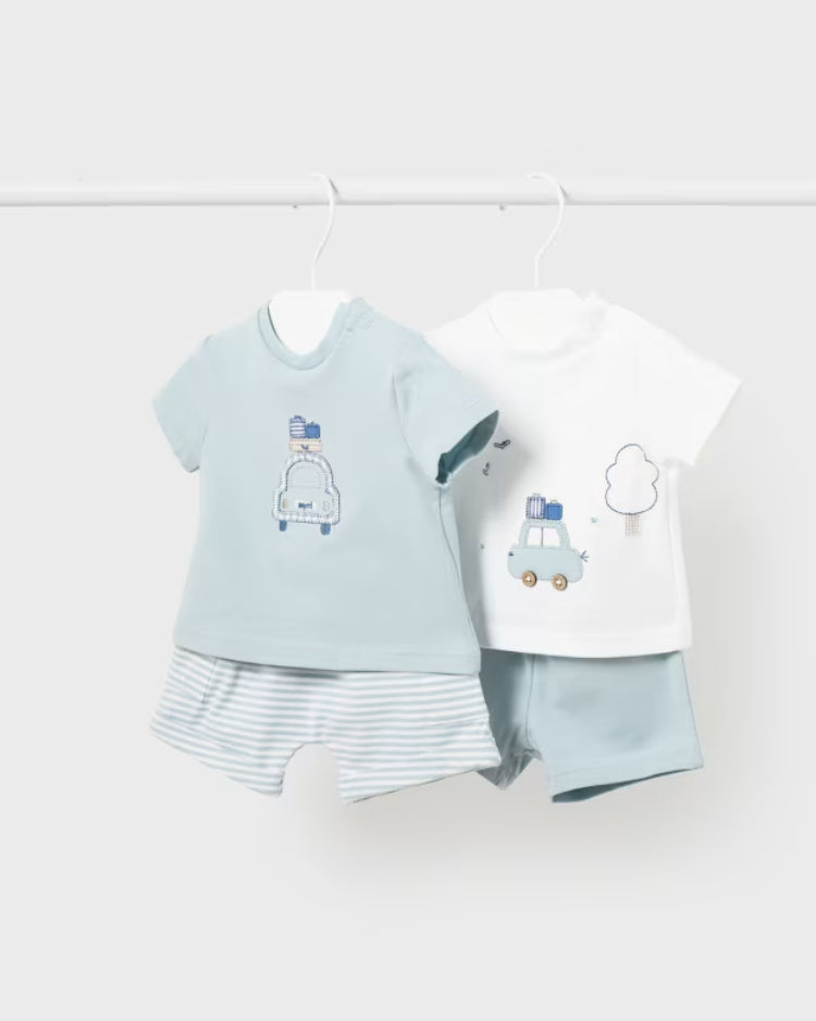 Mayoral baby boy 4 piece set 1627 in colour 65 Cristal