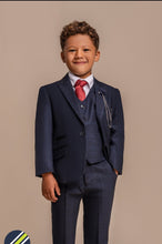 Load image into Gallery viewer, Cavani Caridi Boys 3 piece Navy suit (Other sizes available to order)
