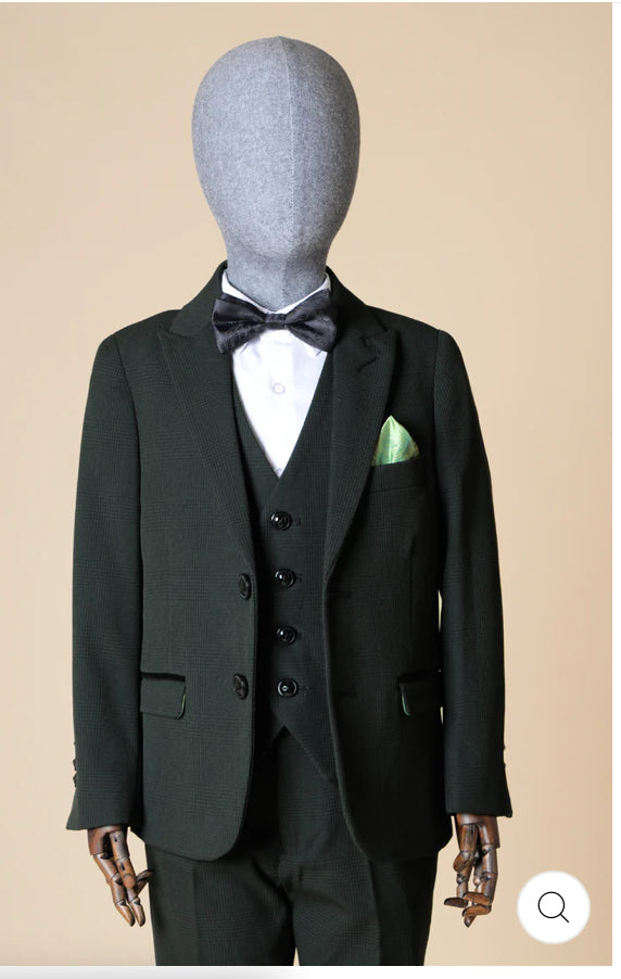 Marc Darcy Bromley Olive Boys 3 piece suit