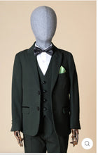 Load image into Gallery viewer, Marc Darcy Bromley Olive Boys 3 piece suit
