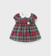 Load image into Gallery viewer, Mayoral baby girl tartan dress- 2864
