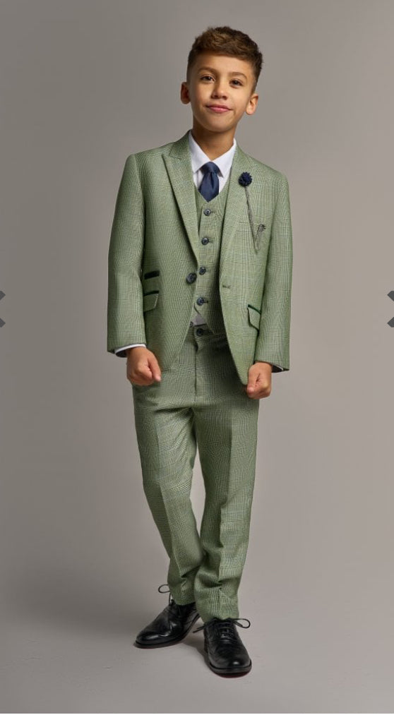 Cavani Boys 3 piece suit-Caridi  in Sage