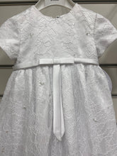 Load image into Gallery viewer, Sarah Louise 2 piece Lace Christening Gown 001046- Hazel- 3 months
