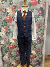 Load image into Gallery viewer, Marc Darcy Jenson Boys 3 piece Suit - Marine
