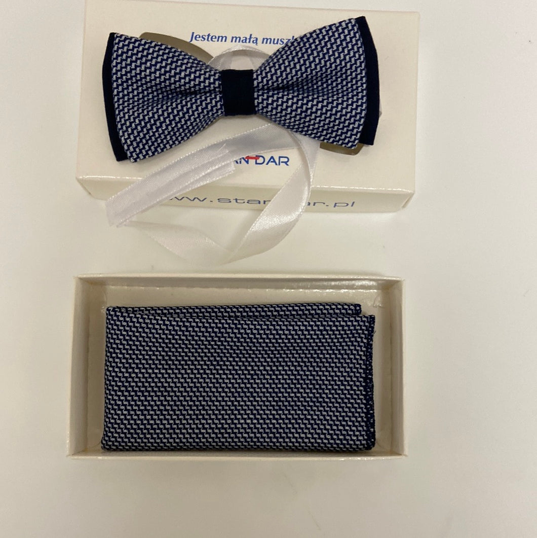 Stan Dar Boys pocket square and bow tie