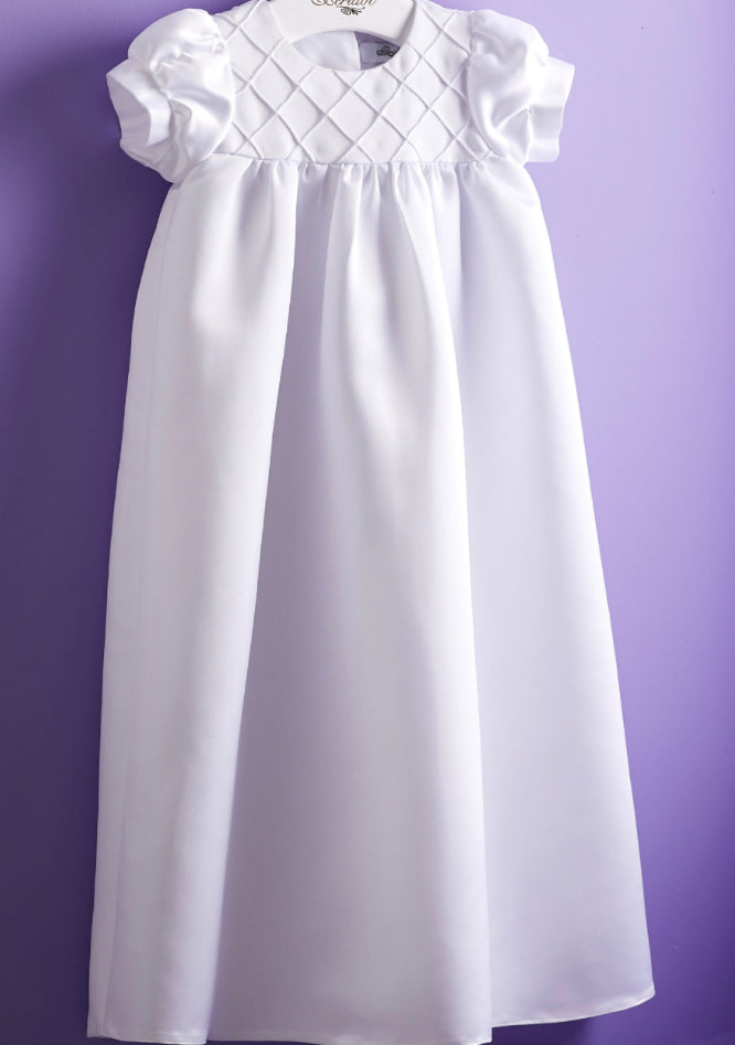 Satin 2024 christening gown